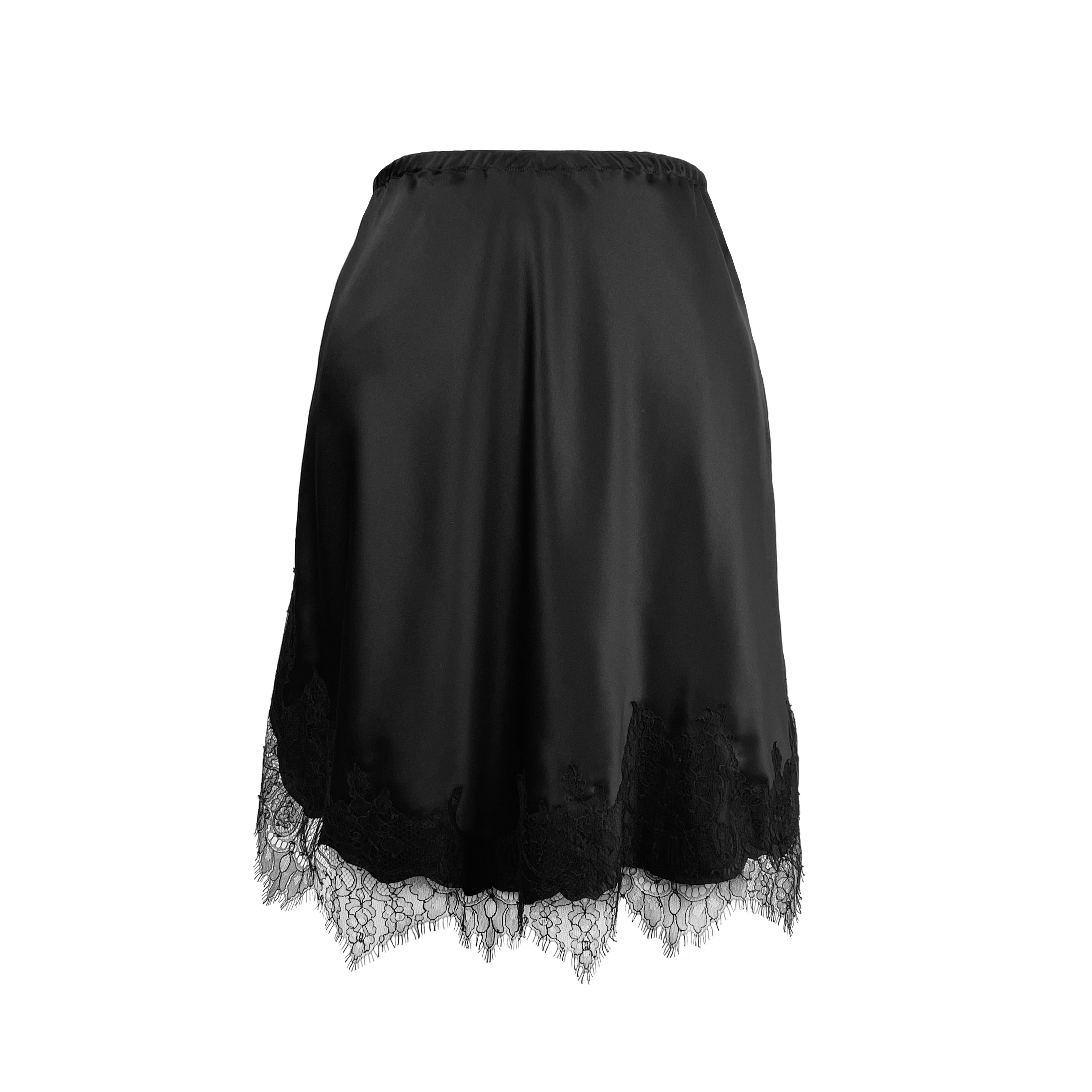 Josephine Caudry Lace Silk Half Slip