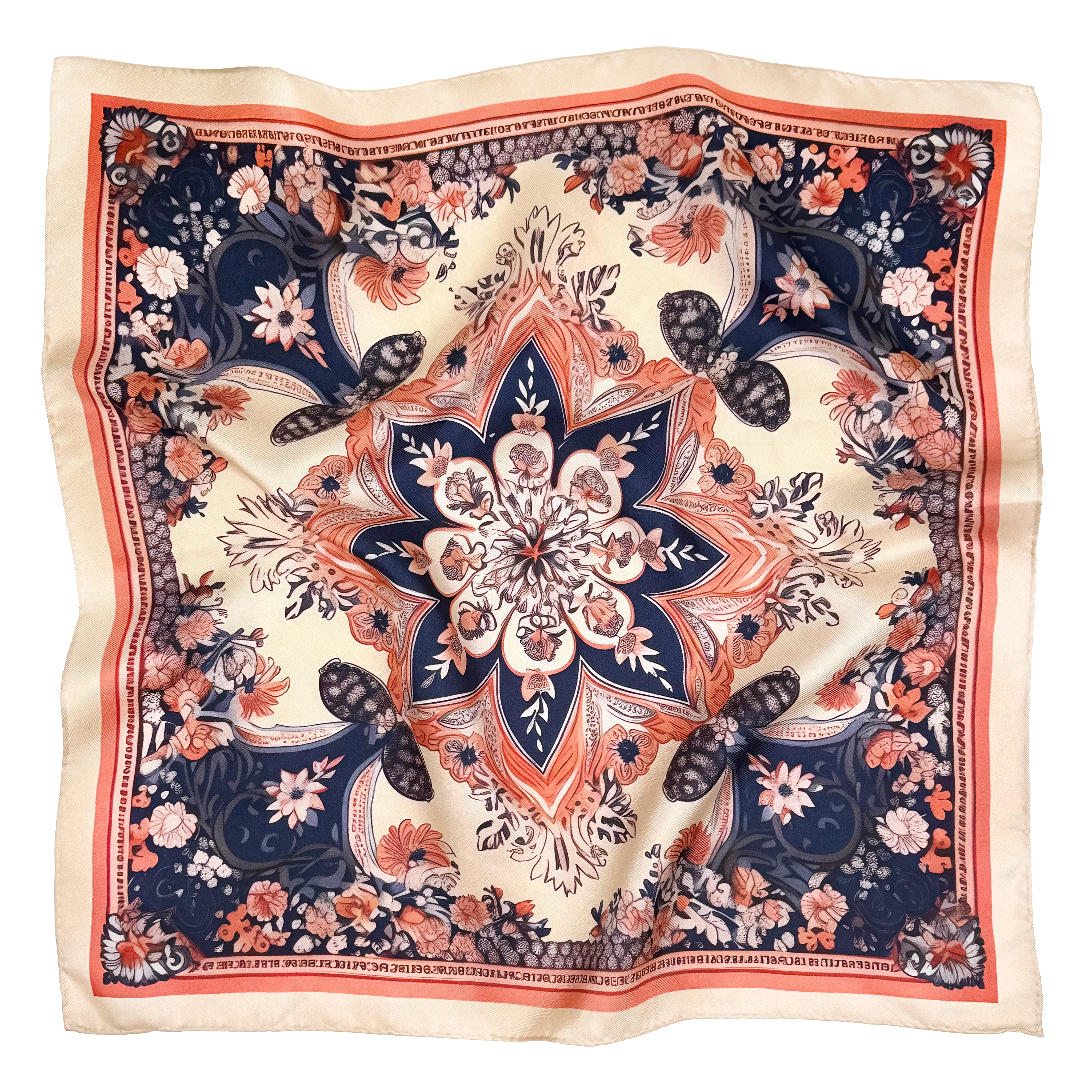 Amaryllis Silk Bandana