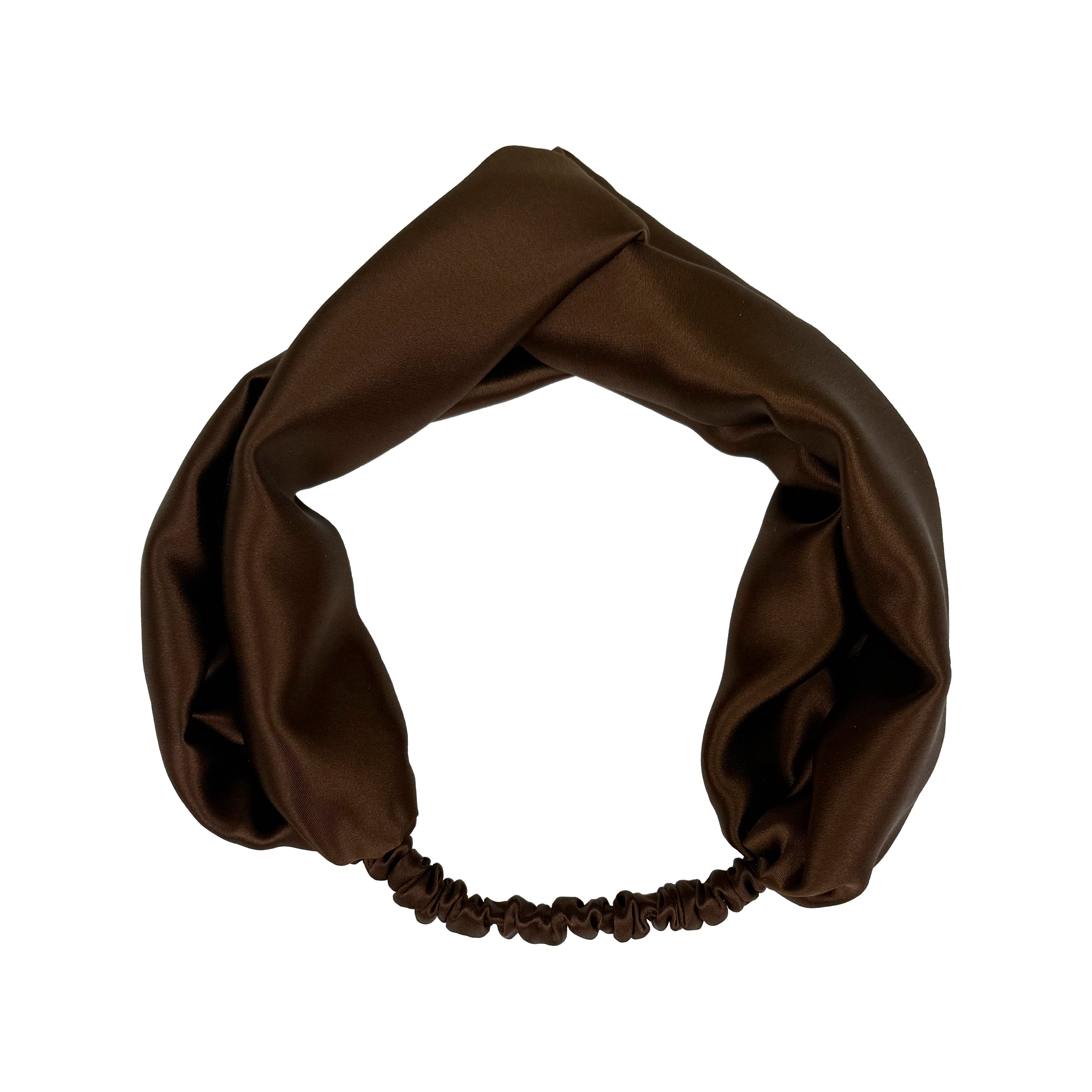 Cocoa Silk Headband