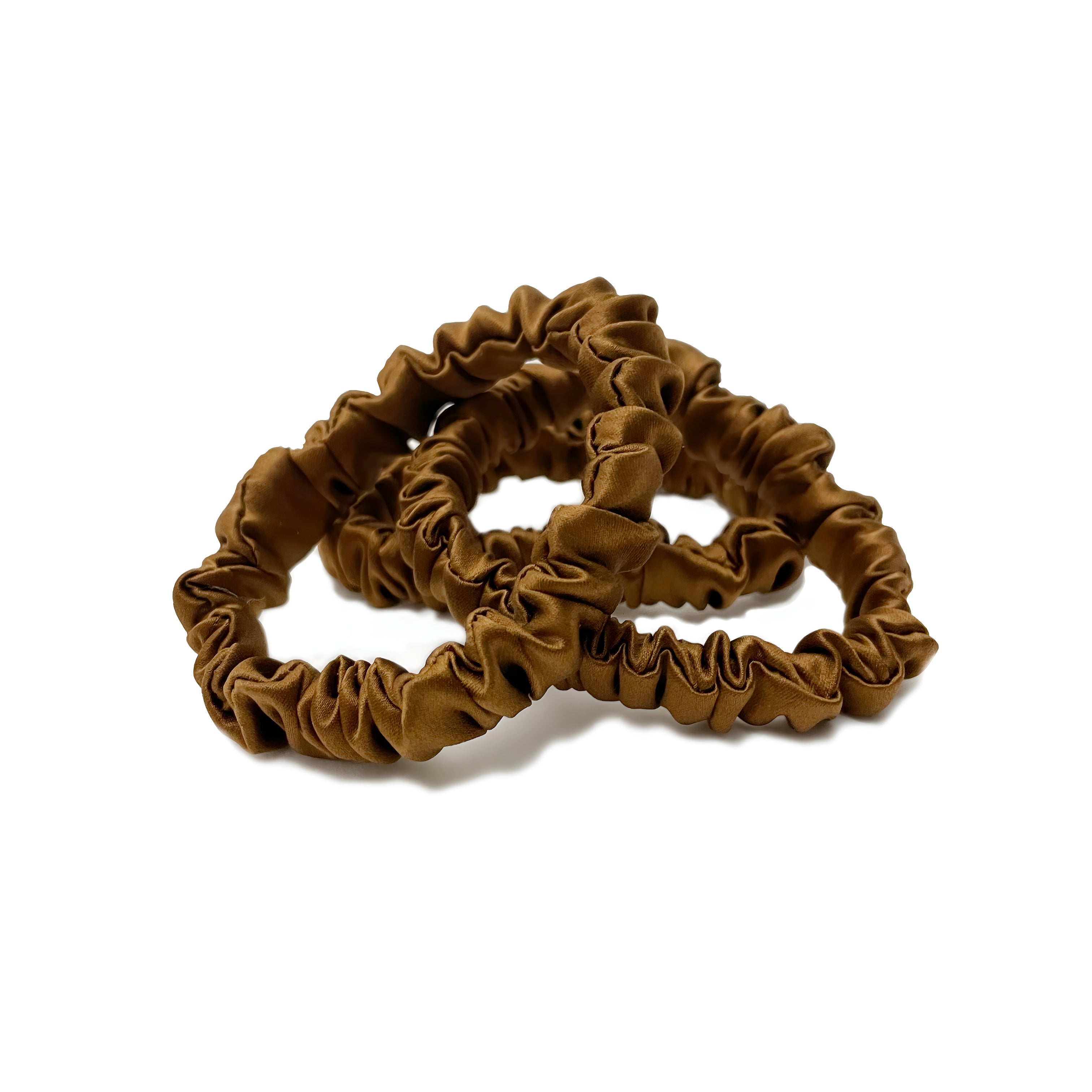 Copper Silk Hair Ties