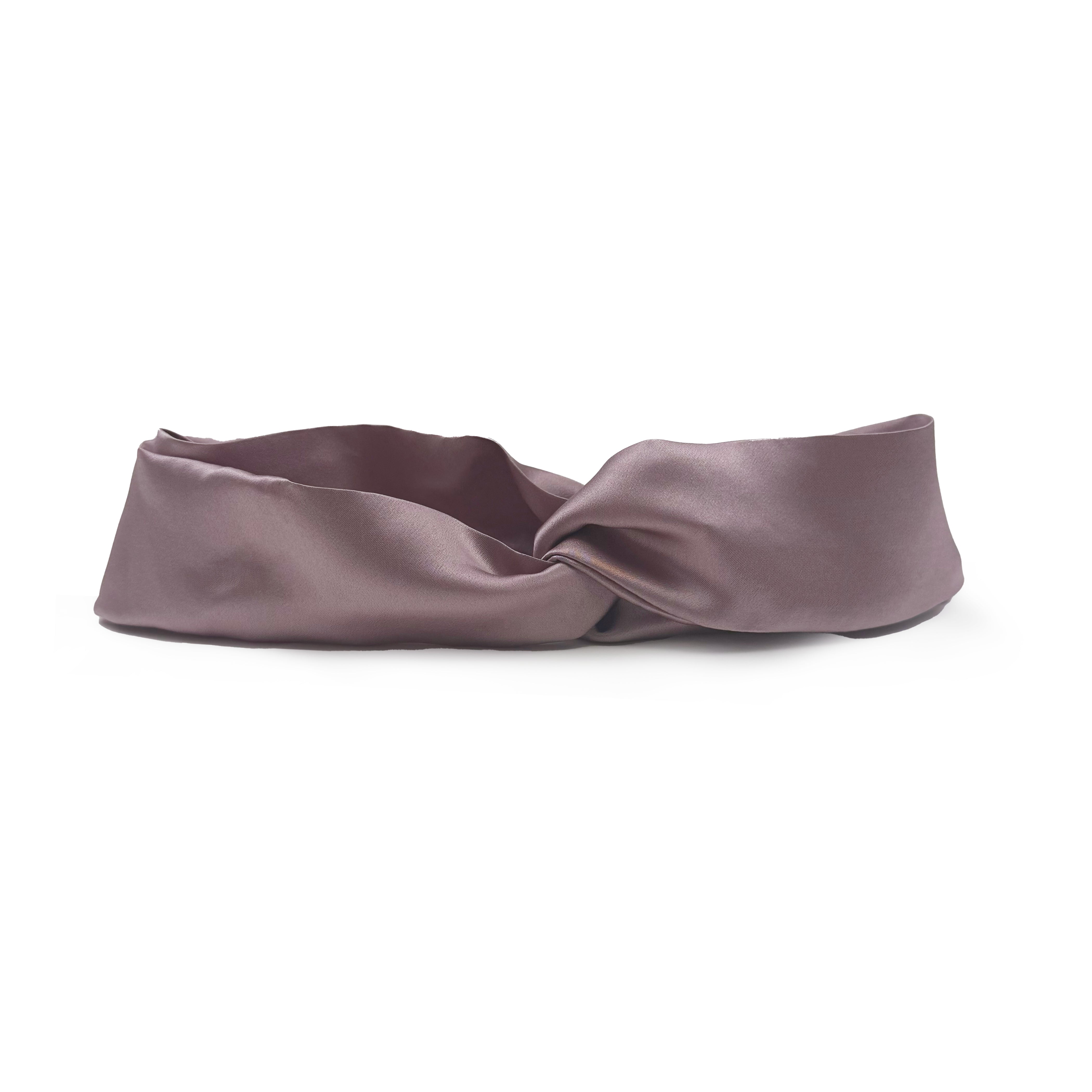 Mauve Silk Headband