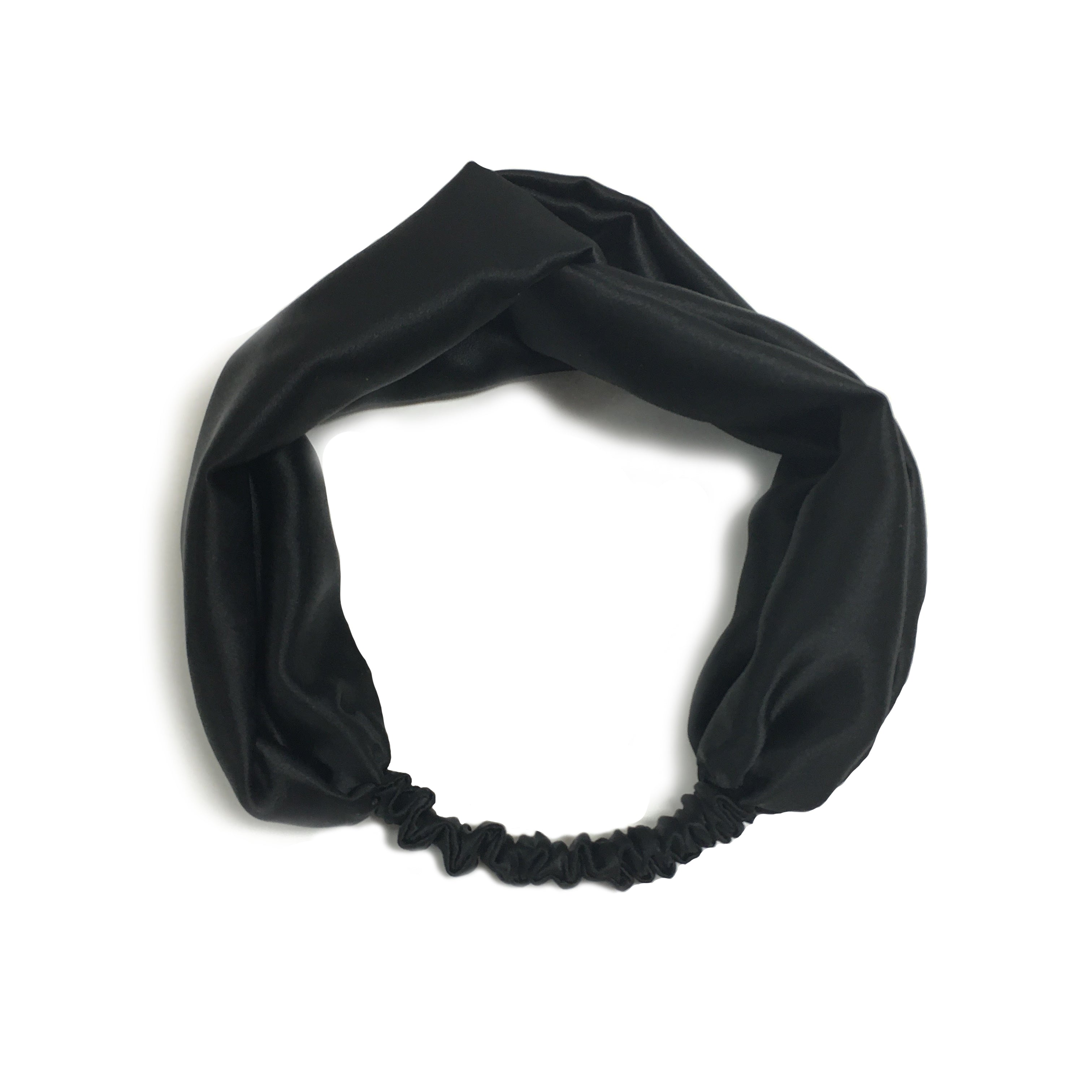 Onyx Silk Headband