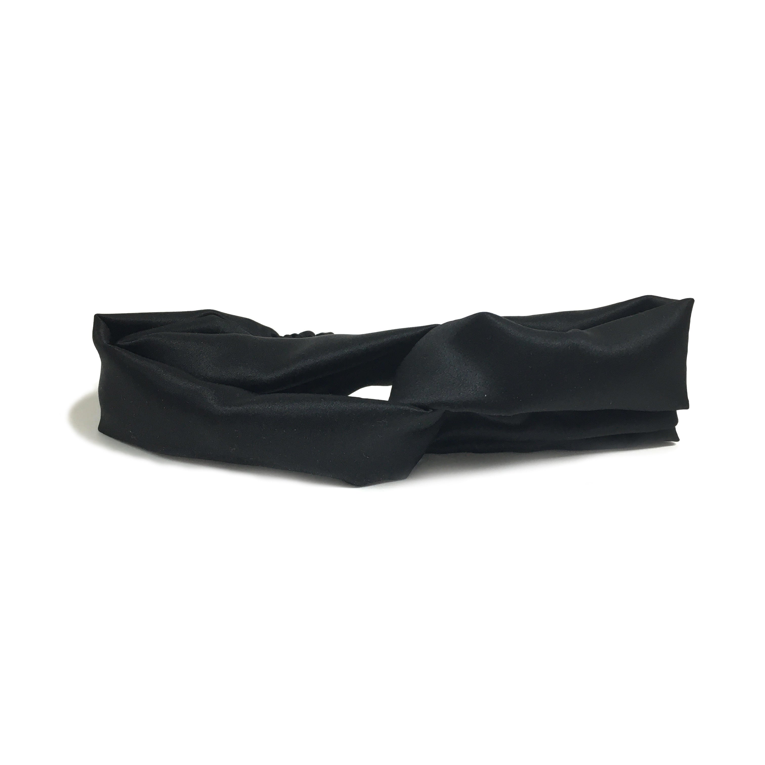 Onyx Silk Headband