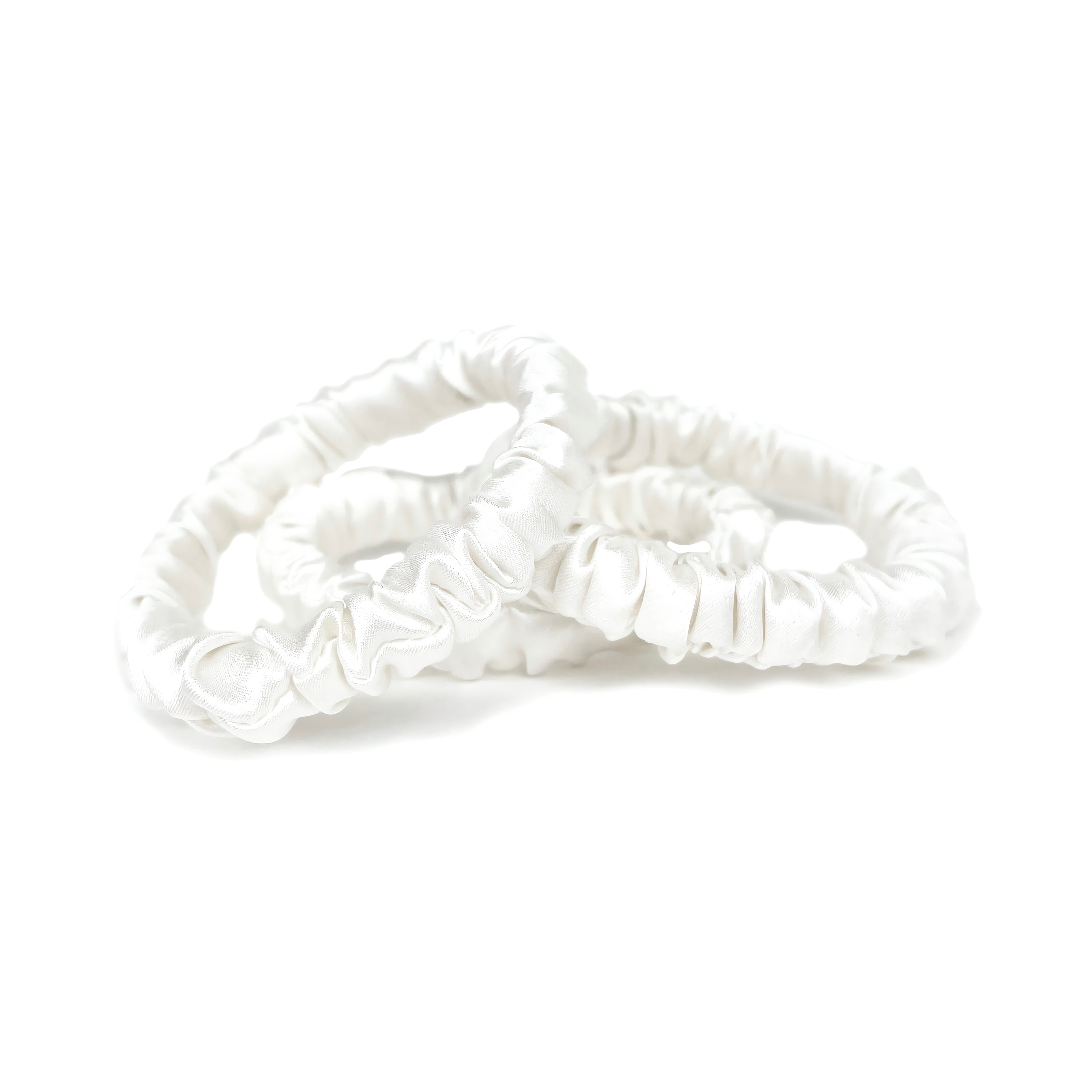 Pearl Silk Hair Ties