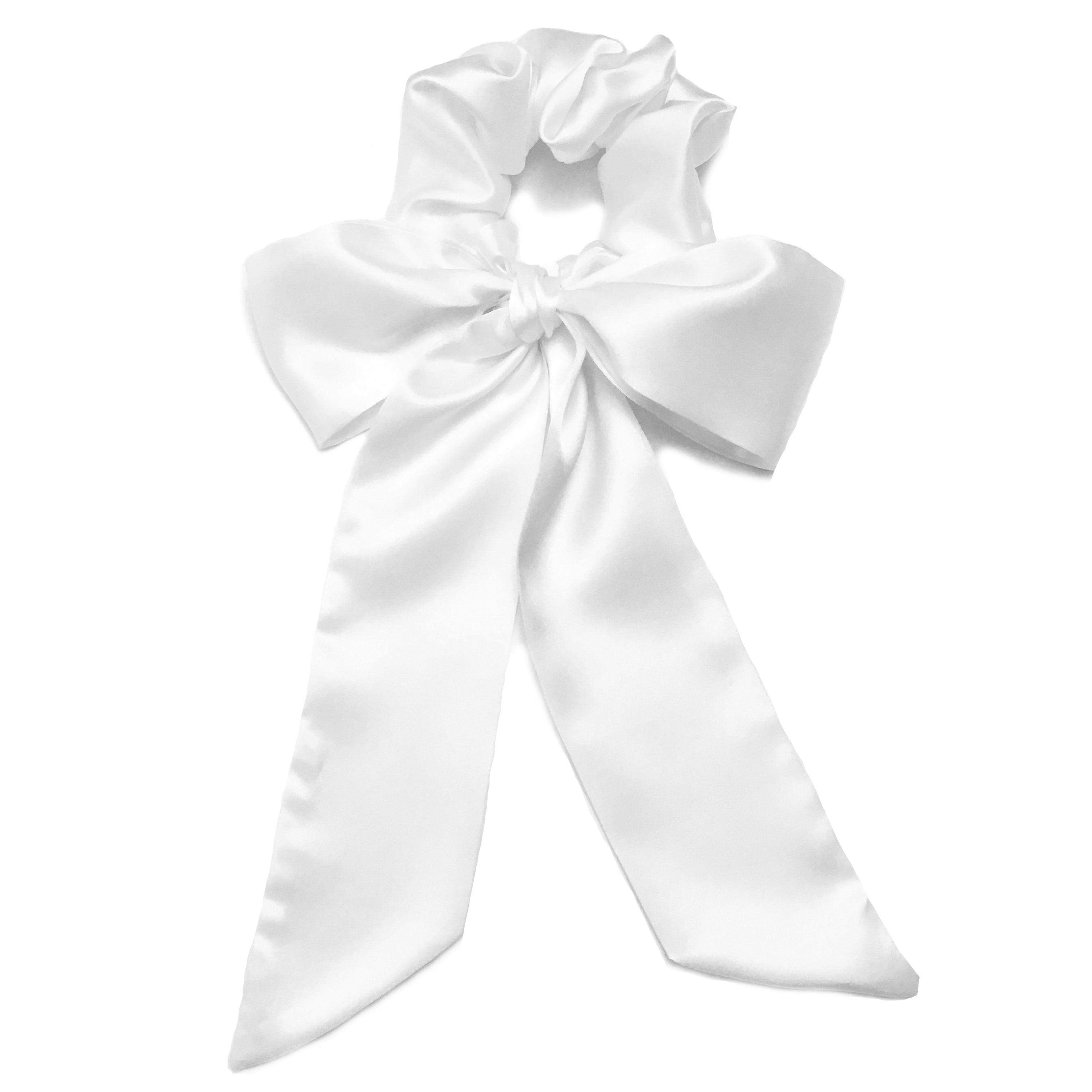 Pearl Silk Scarf Scrunchie