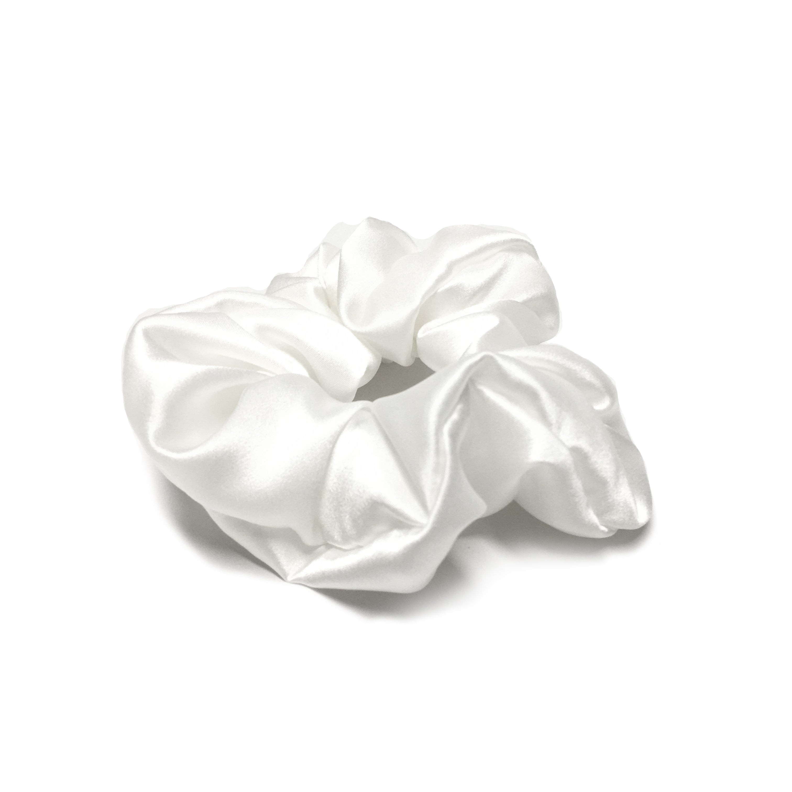 Pearl Silk Scrunchie