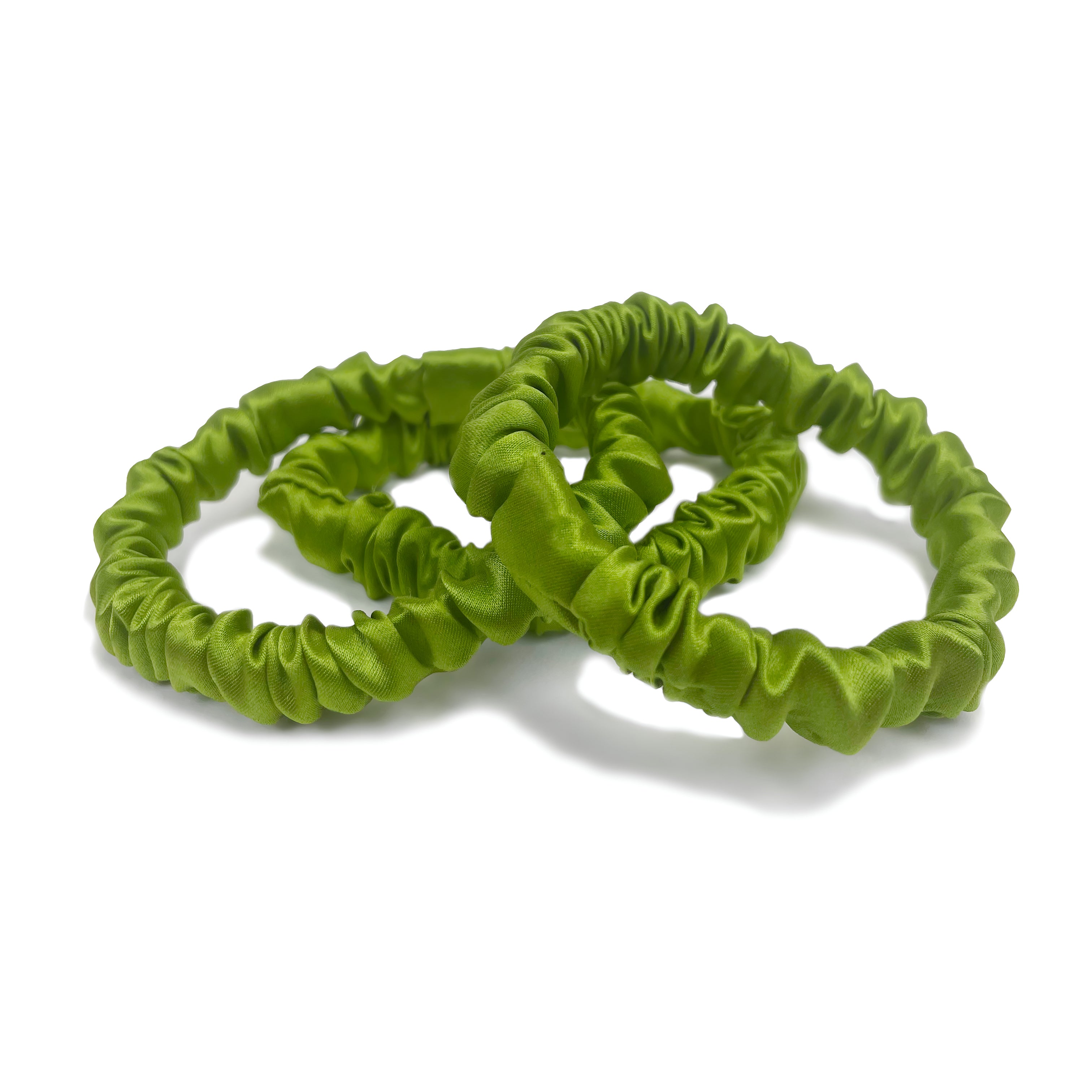Peridot Silk Hair Ties