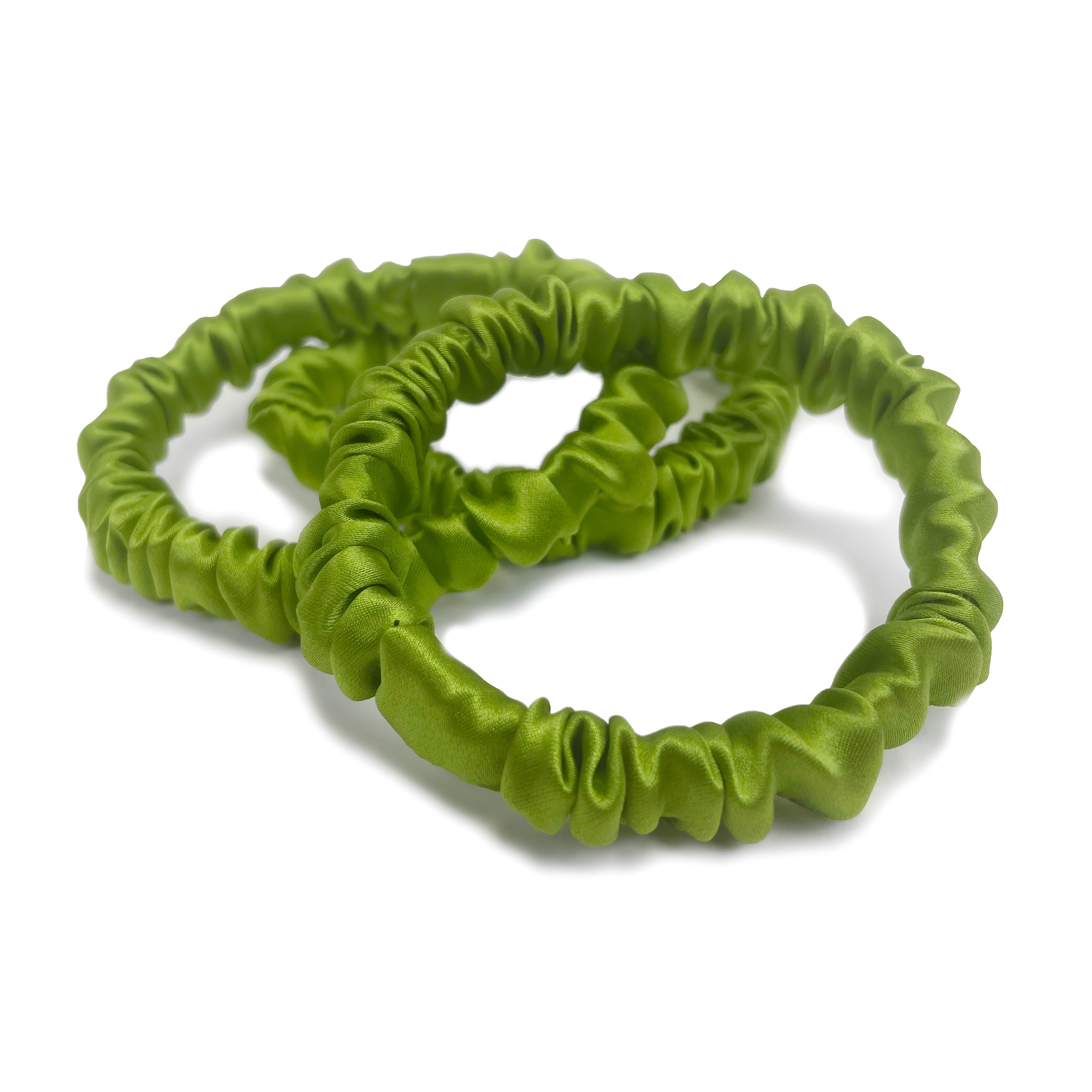 Peridot Silk Hair Ties