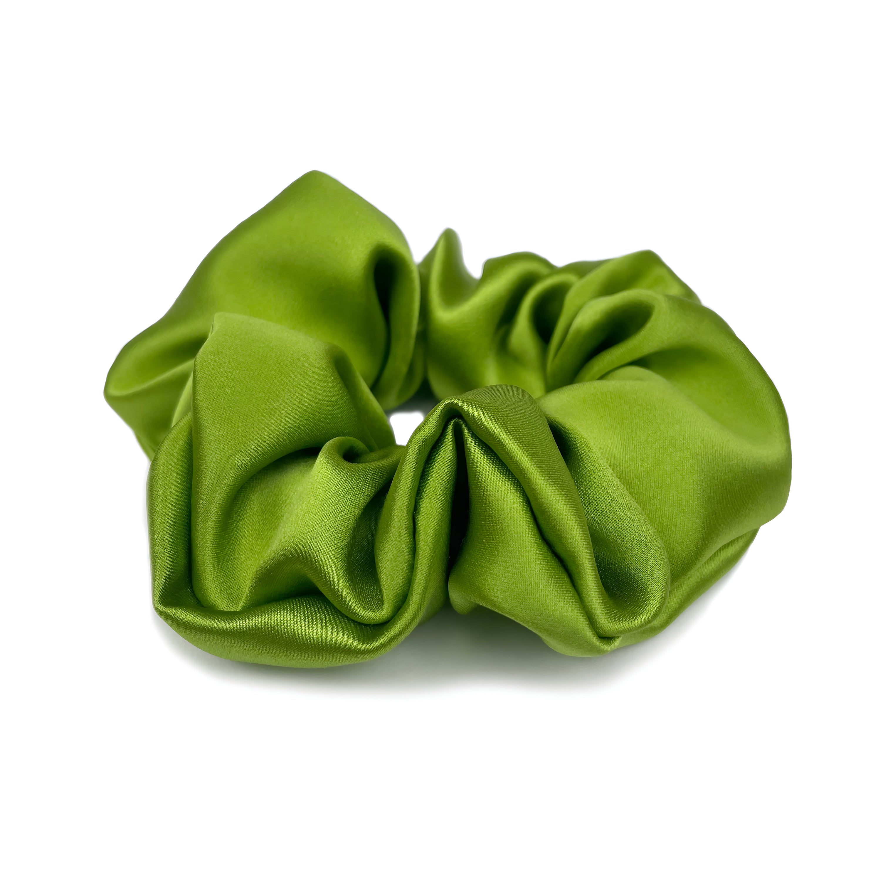 Peridot Silk Scrunchie