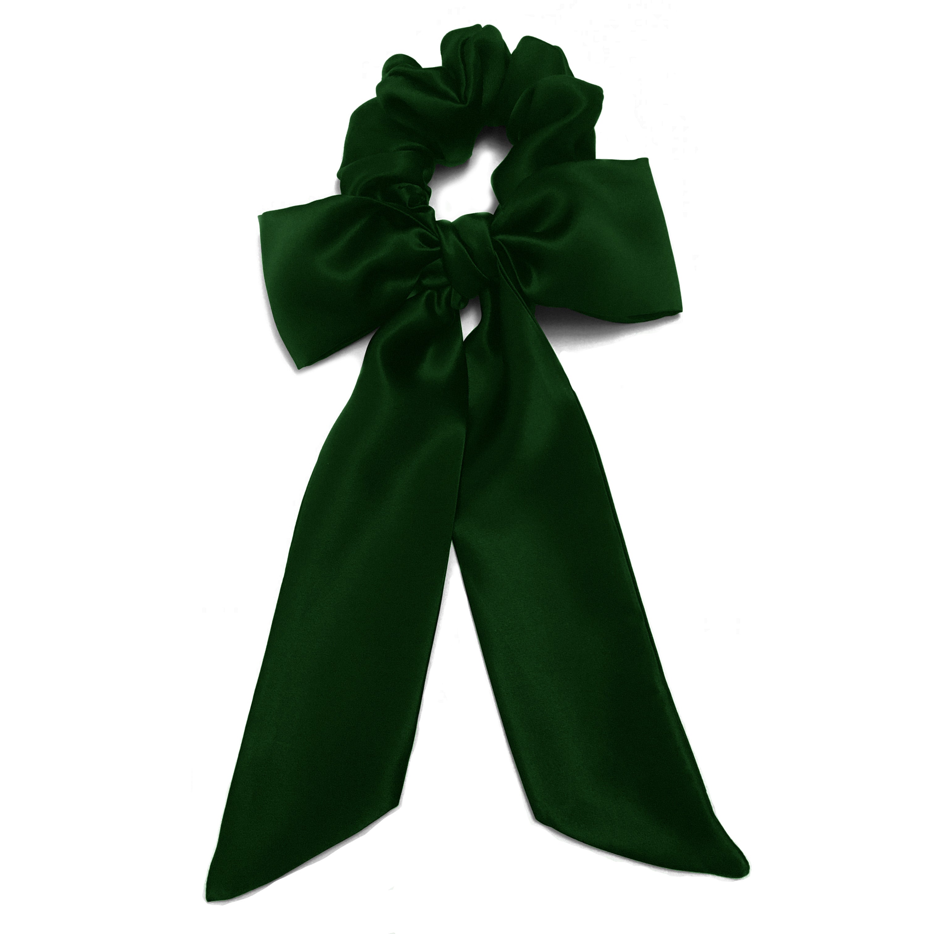 Pine Silk Scarf Scrunchie