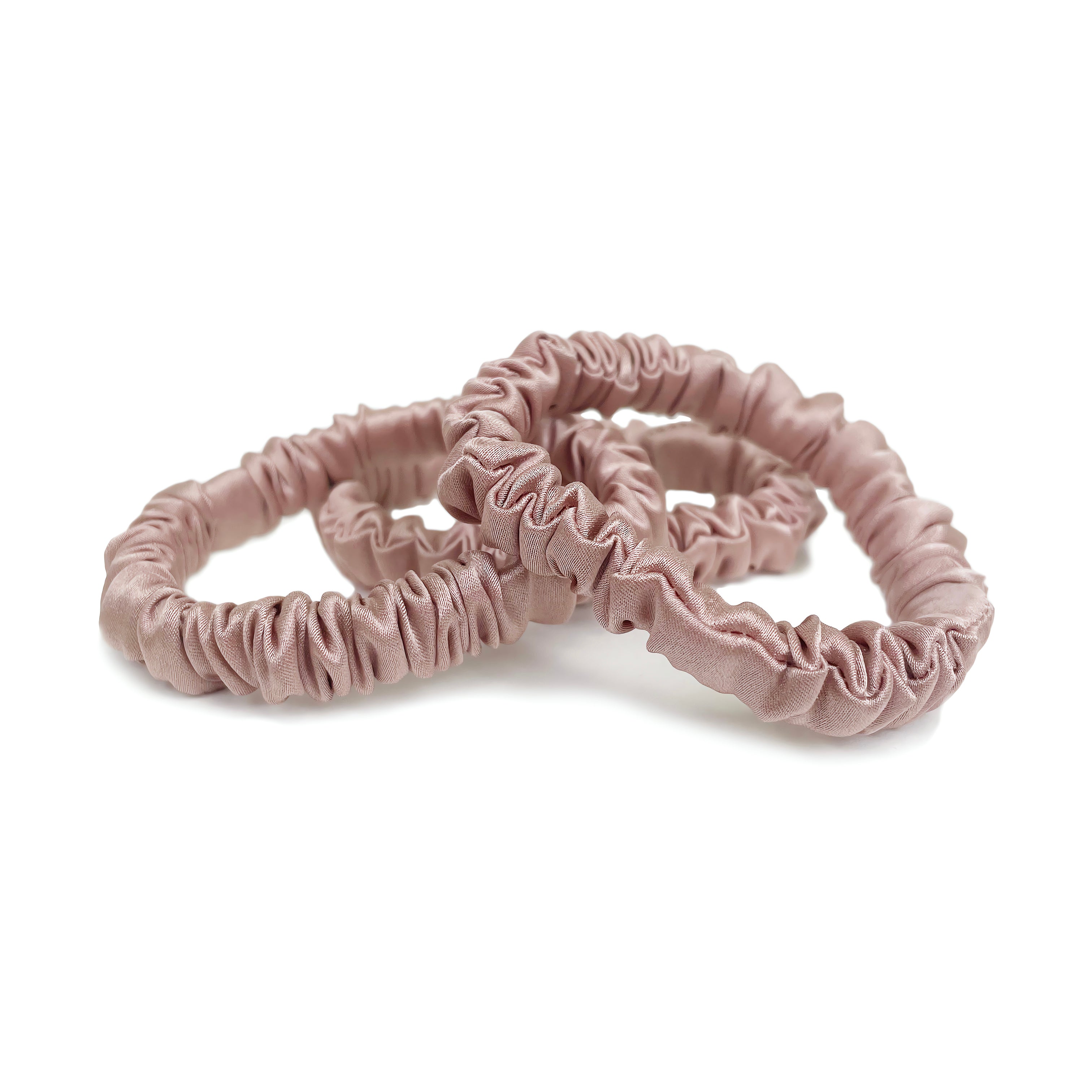 Rose Silk Hair Ties