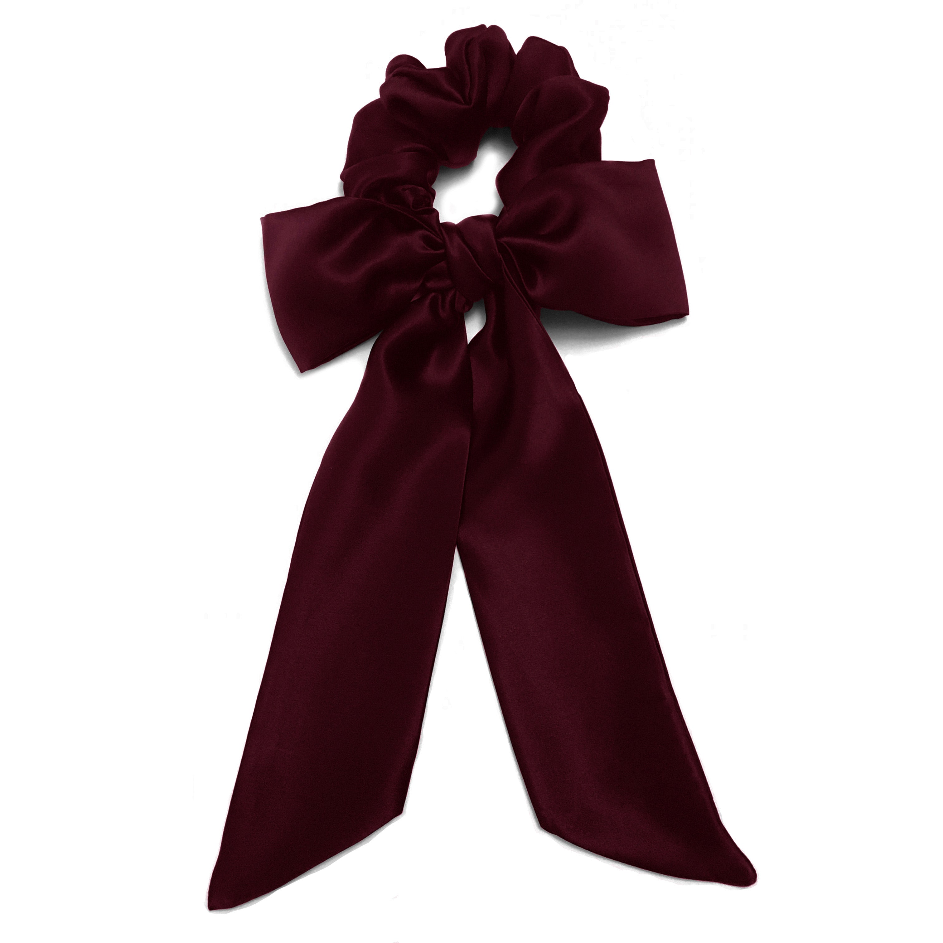Rosewood Silk Scarf Scrunchie
