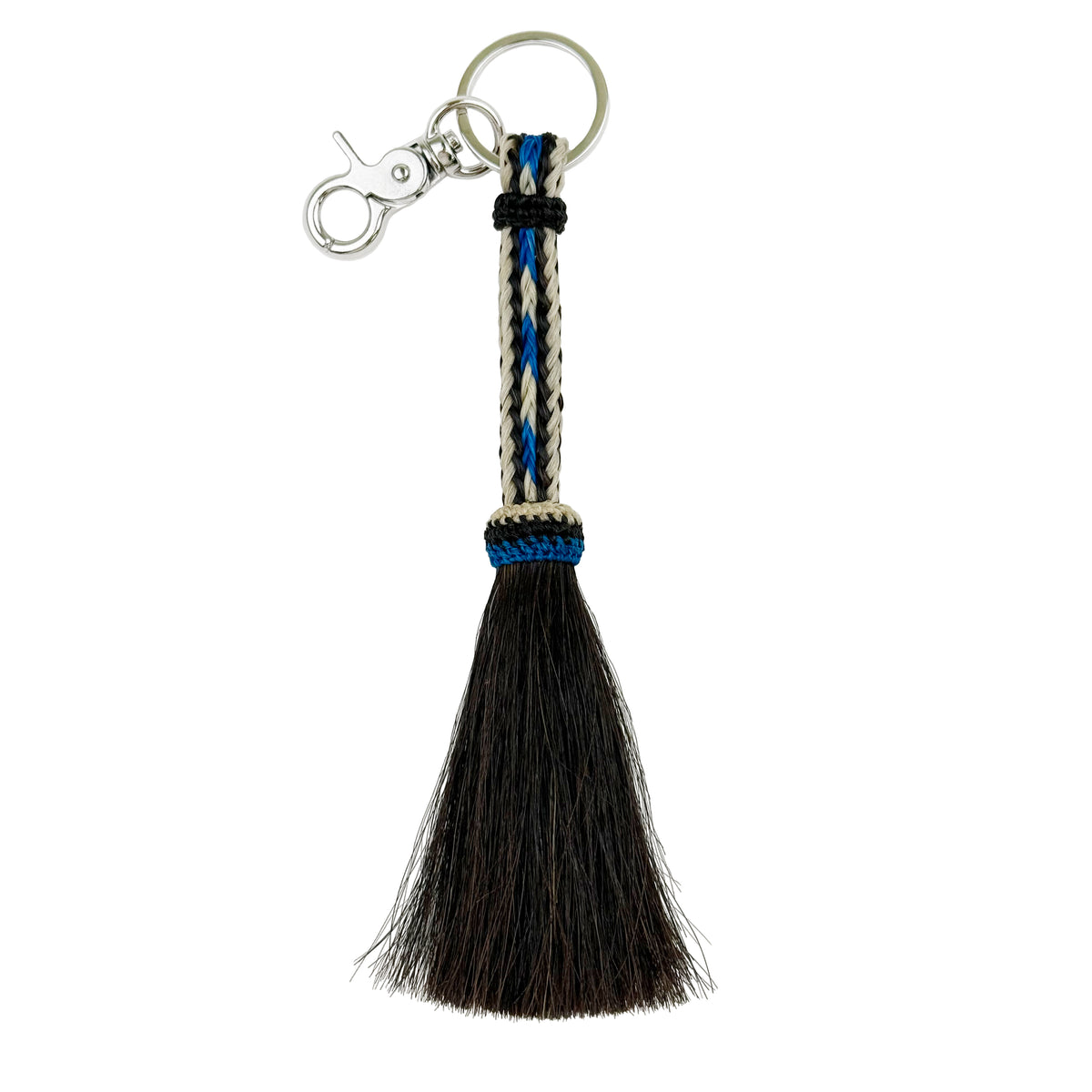 Azulejo Hitched Horsehair Tassel Keychain