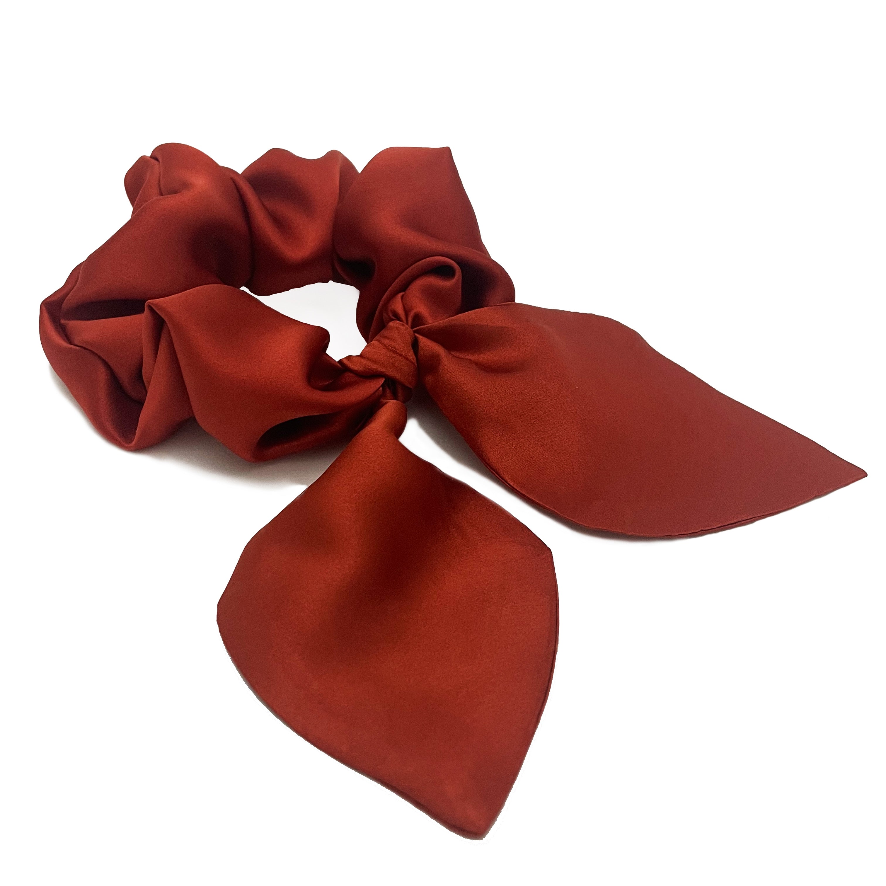 Sienna Silk Bow Scrunchie
