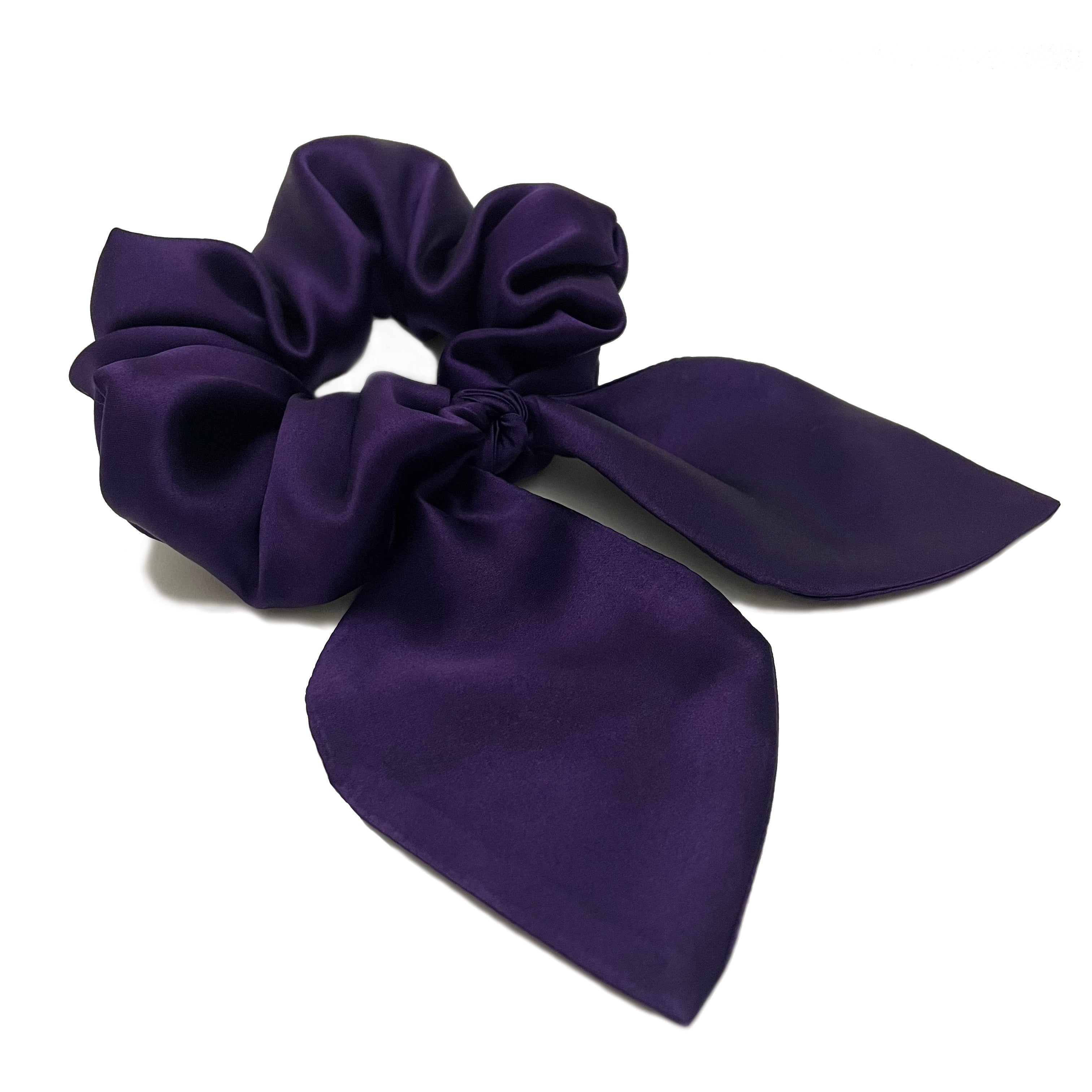 Violetta Silk Bow Scrunchie