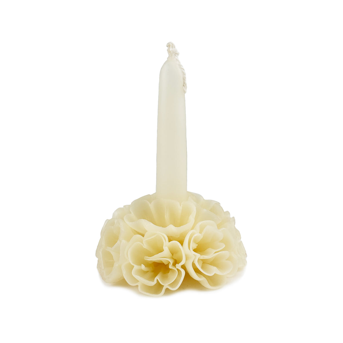 Ivory Oaxacan Beeswax Taper Candle