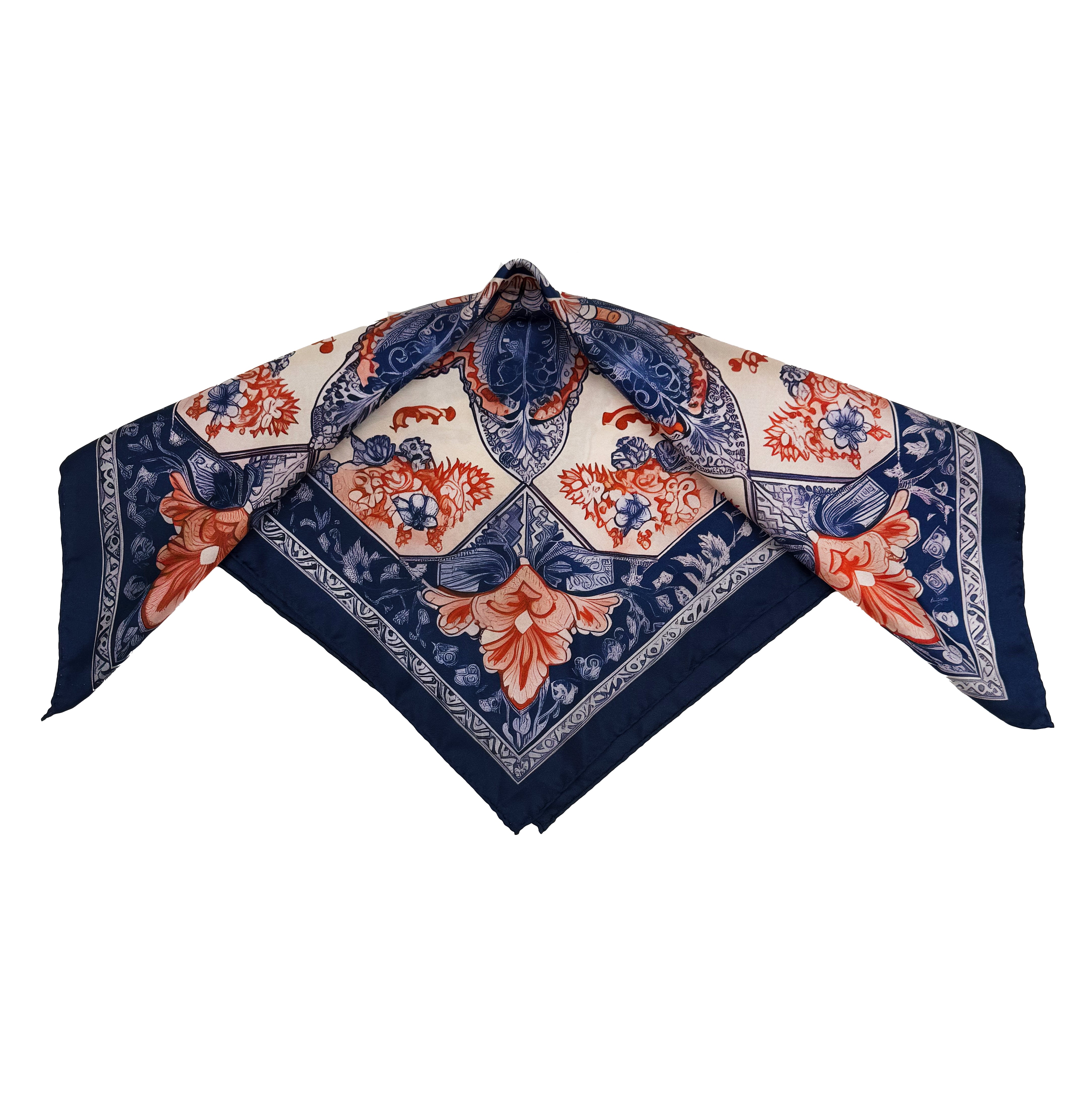 Larkspur Silk Bandana