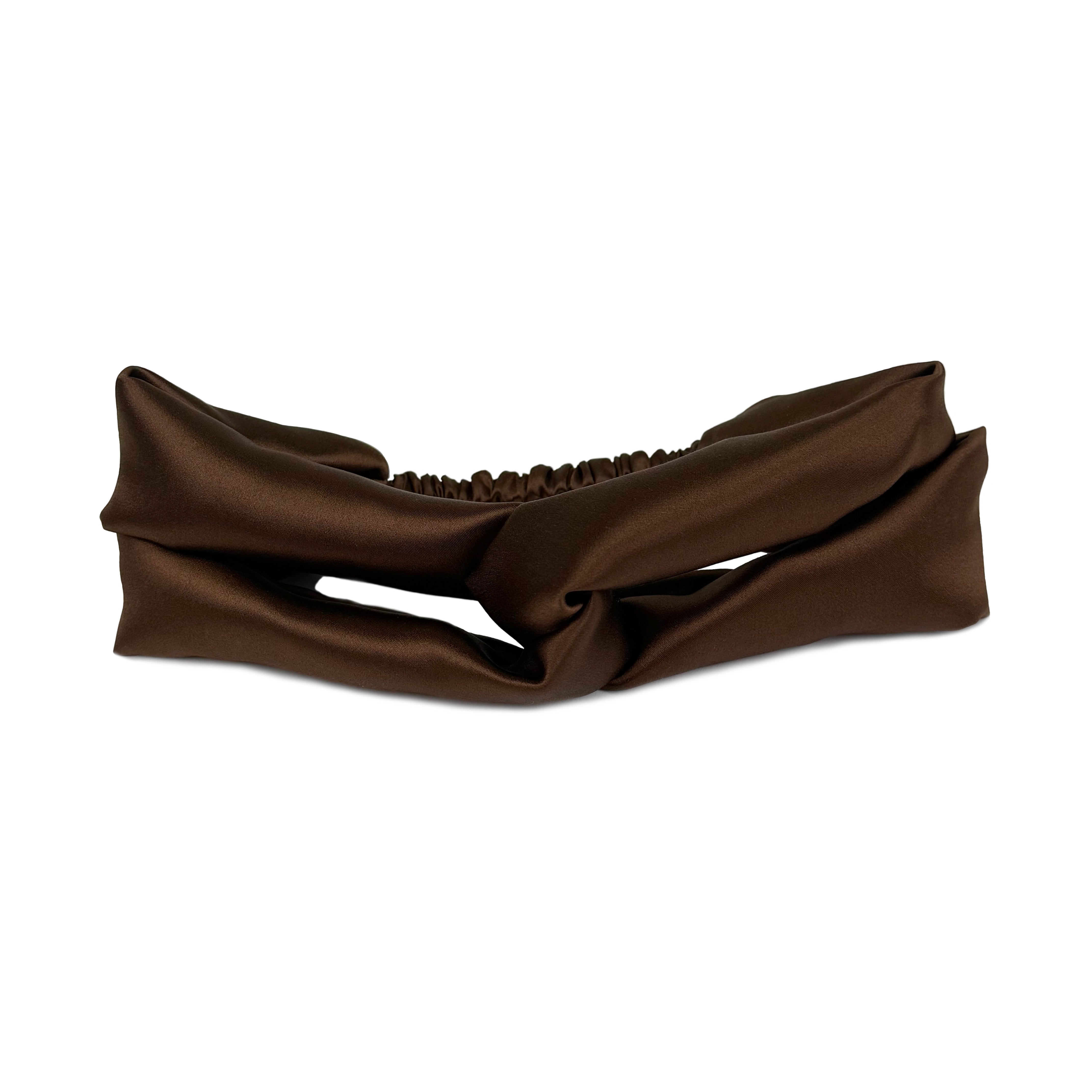 Cocoa Silk Headband