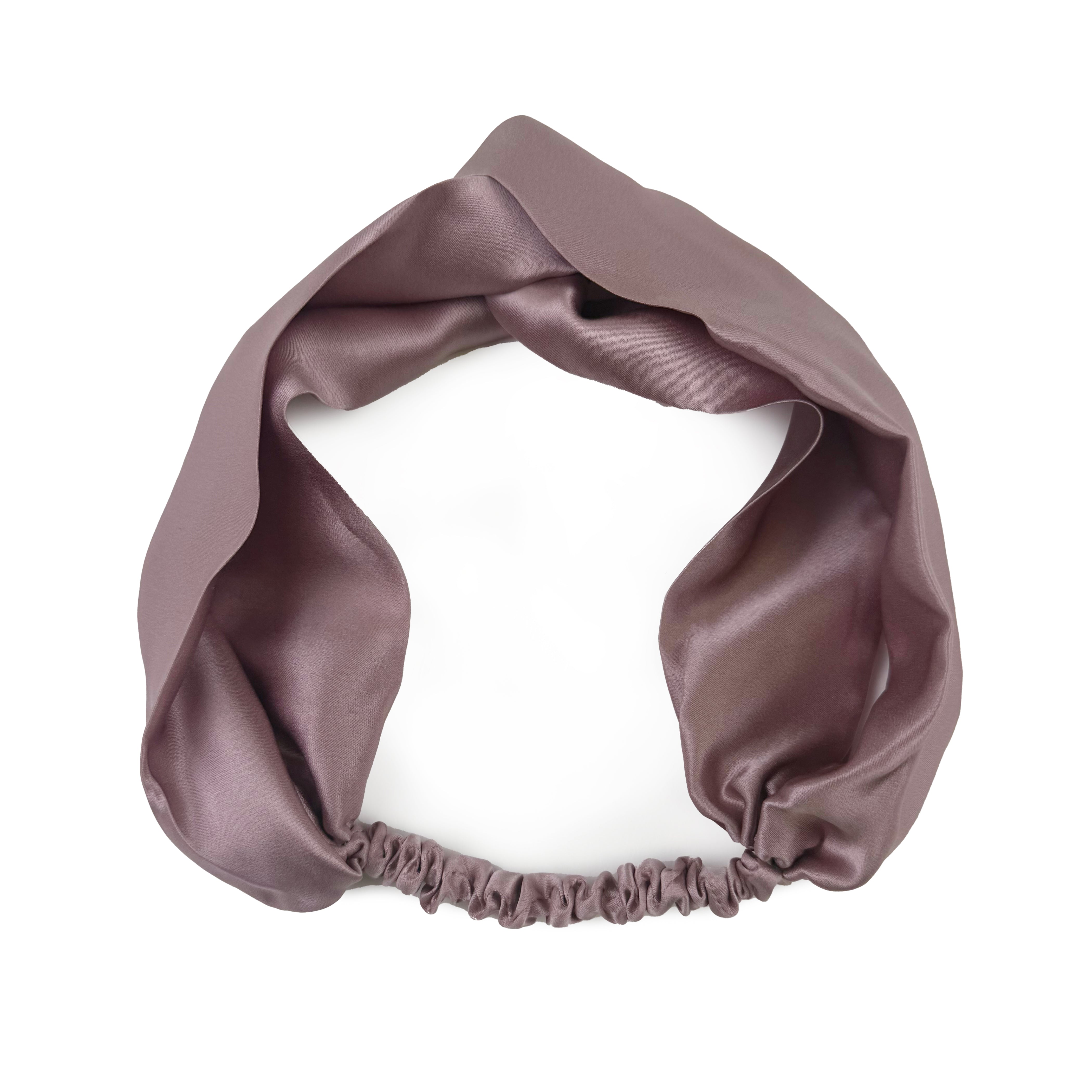 Mauve Silk Headband