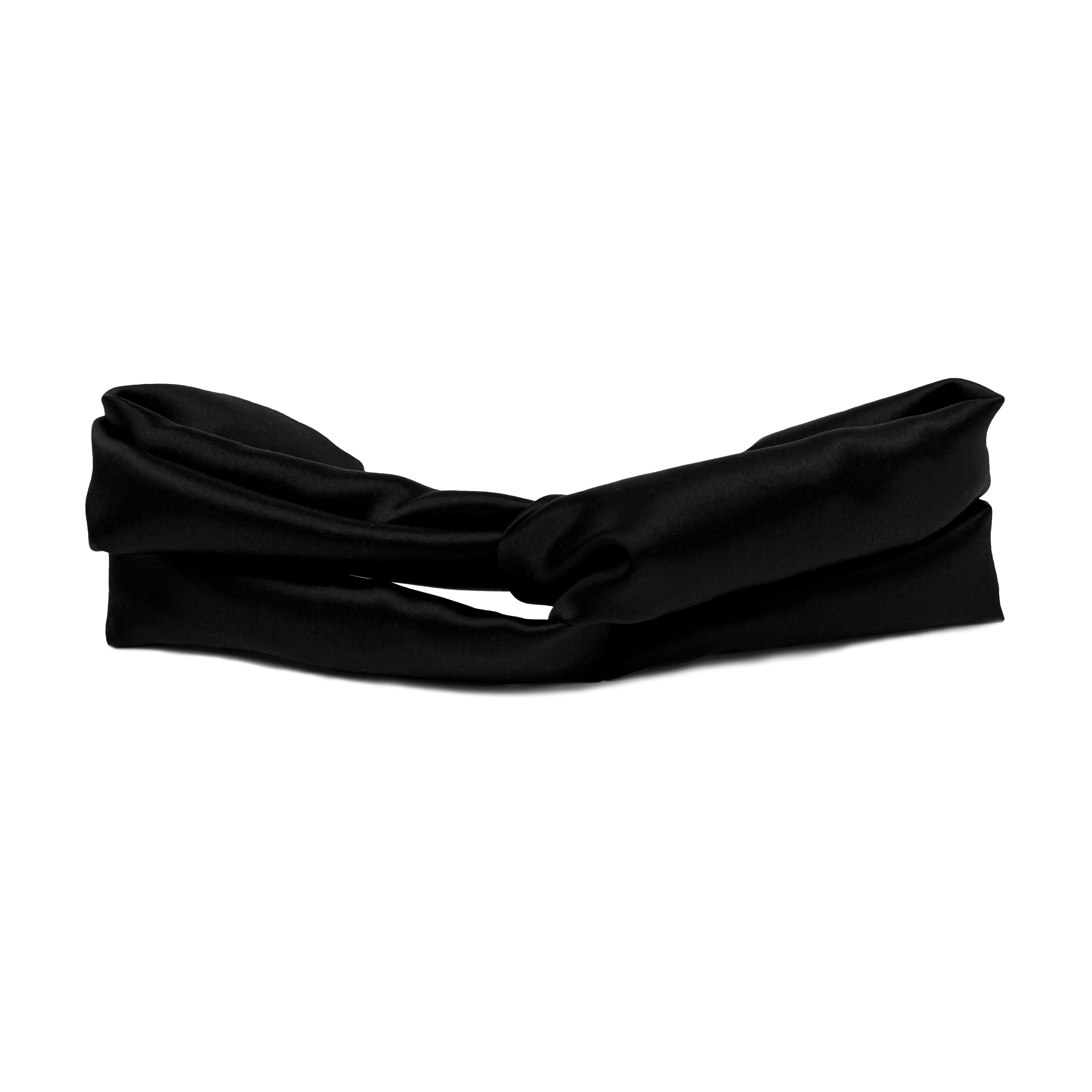 Onyx Silk Headband