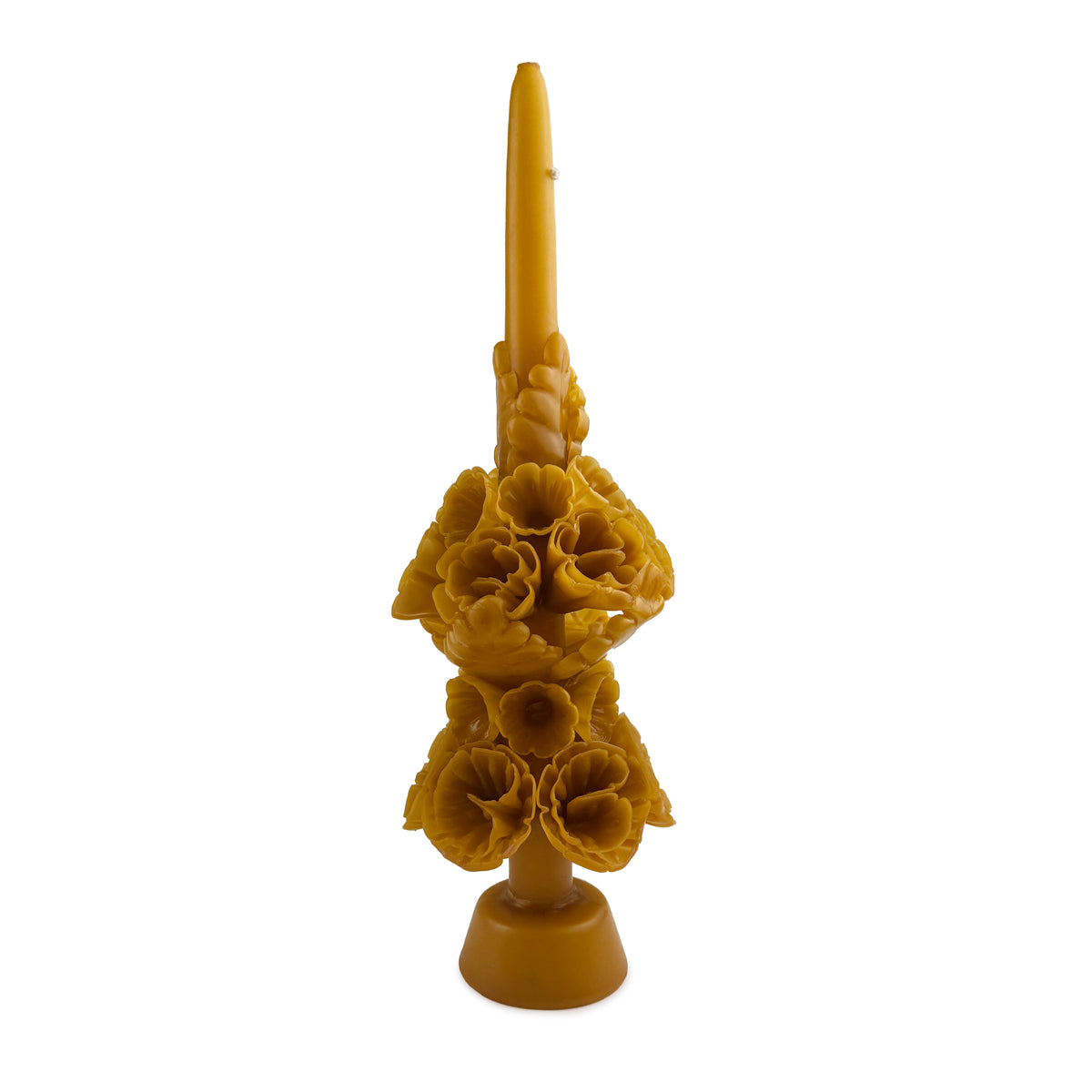 Honey Oaxacan Beeswax Taper Candle