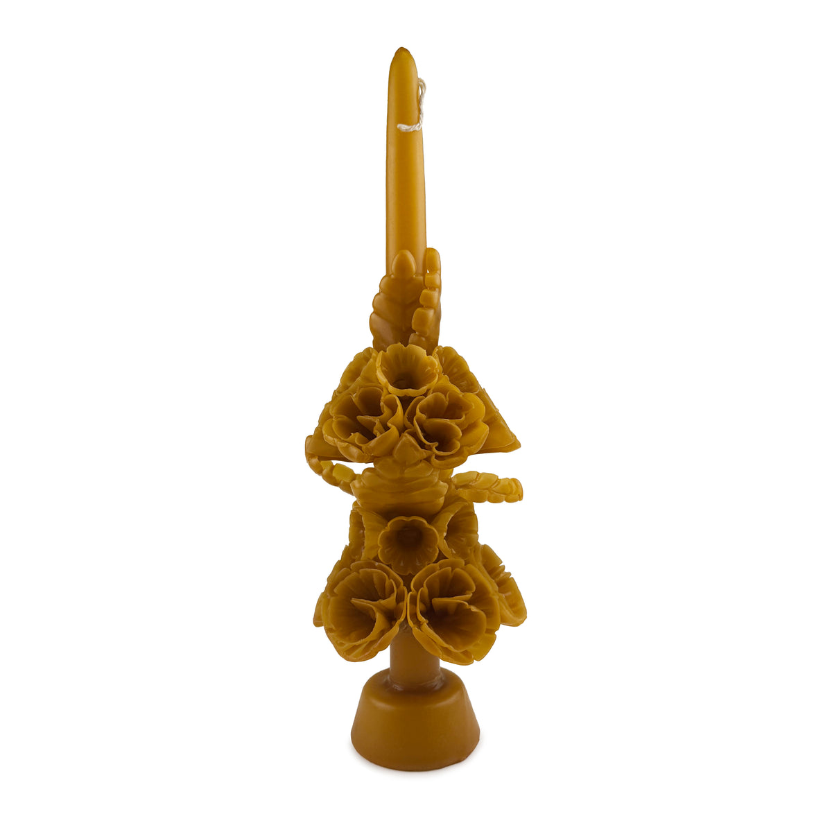 Honey Oaxacan Beeswax Taper Candle